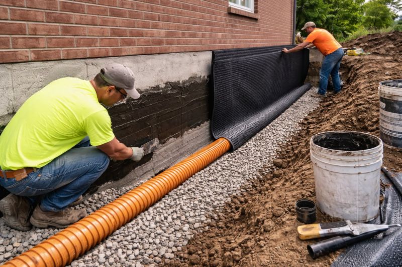 Basement Walls Waterproofing in Fredericksburg, VA
